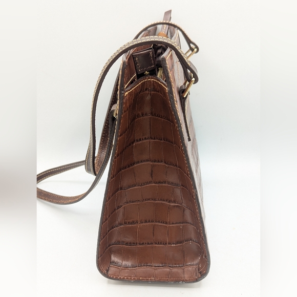 Dooney & Bourke Croco Charlotte Bag - Picture 7 of 13